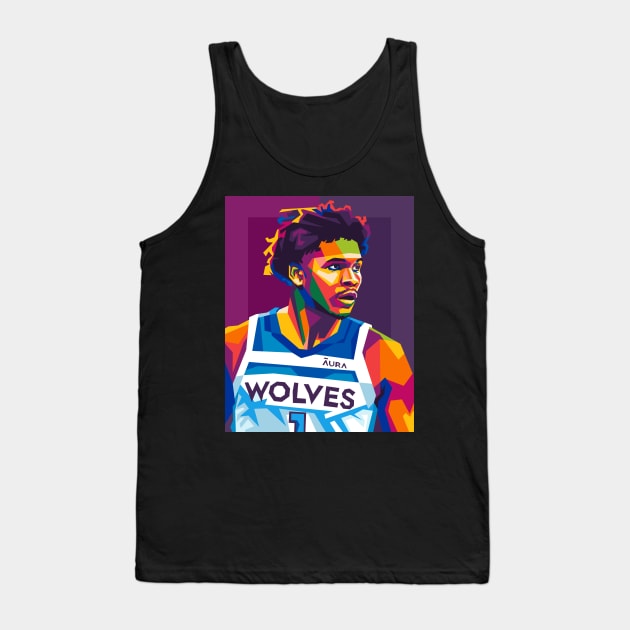 anthony edwards Tank Top by cool pop art house